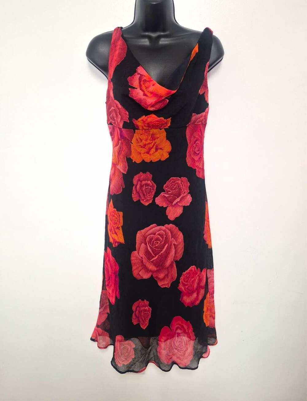 Vintage City Triangles Ethereal Fairy Romantic Floral Dress sz 10